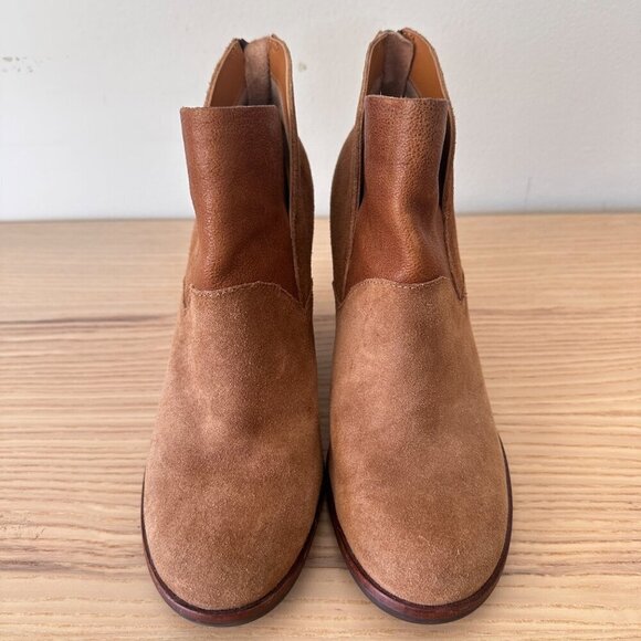 Kork-Ease Women's Castaneda Heeled Ankle Boot Brown Suede, Size 9 - Picture 5 of 12